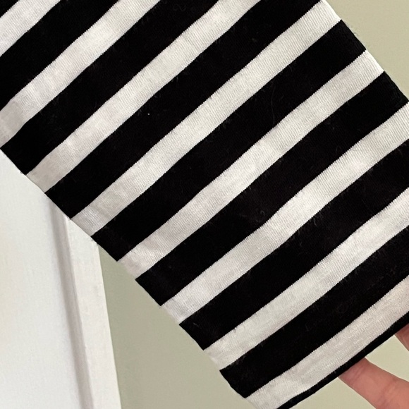 J. Crew  Women’s Classic Mariner Cloth Boatneck T-shirt 3/4 Sleeve Stripe Sz S - Picture 7 of 15